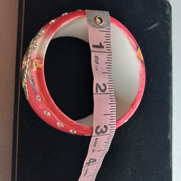 Fashion Leader Rose/Crown and Rhinestones Bracelet Cottagecore Granny Chic - Picture 6 of 6